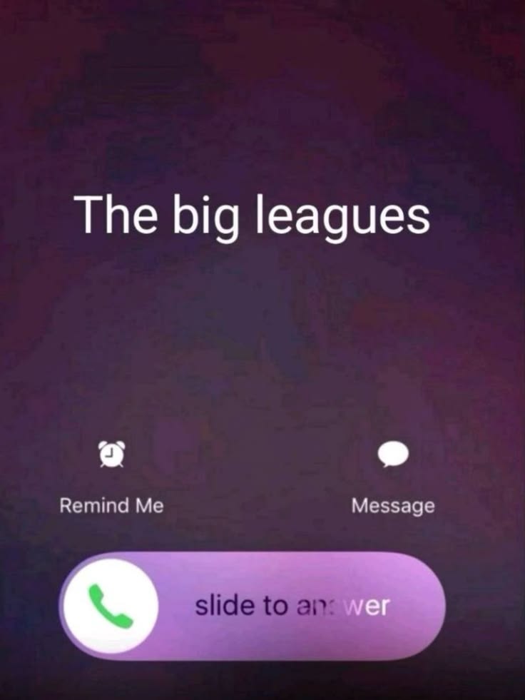 Big Leagues Are Calling